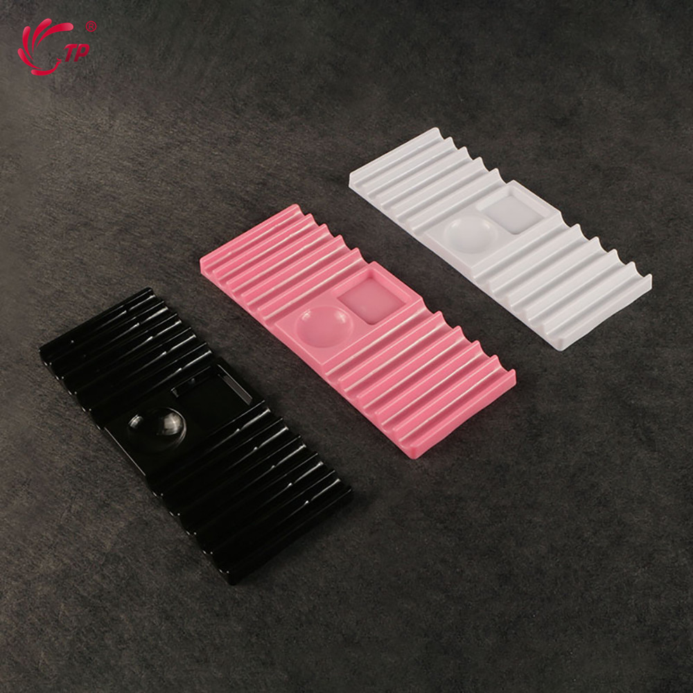Nail Art Ombre - TPデュアルフォームホルダー プラスチック製ペンスタンド ネイルアートツール用 ネイルブラシホルダー収納 ネイルエクステンションモールドホルダー収納ラックツール