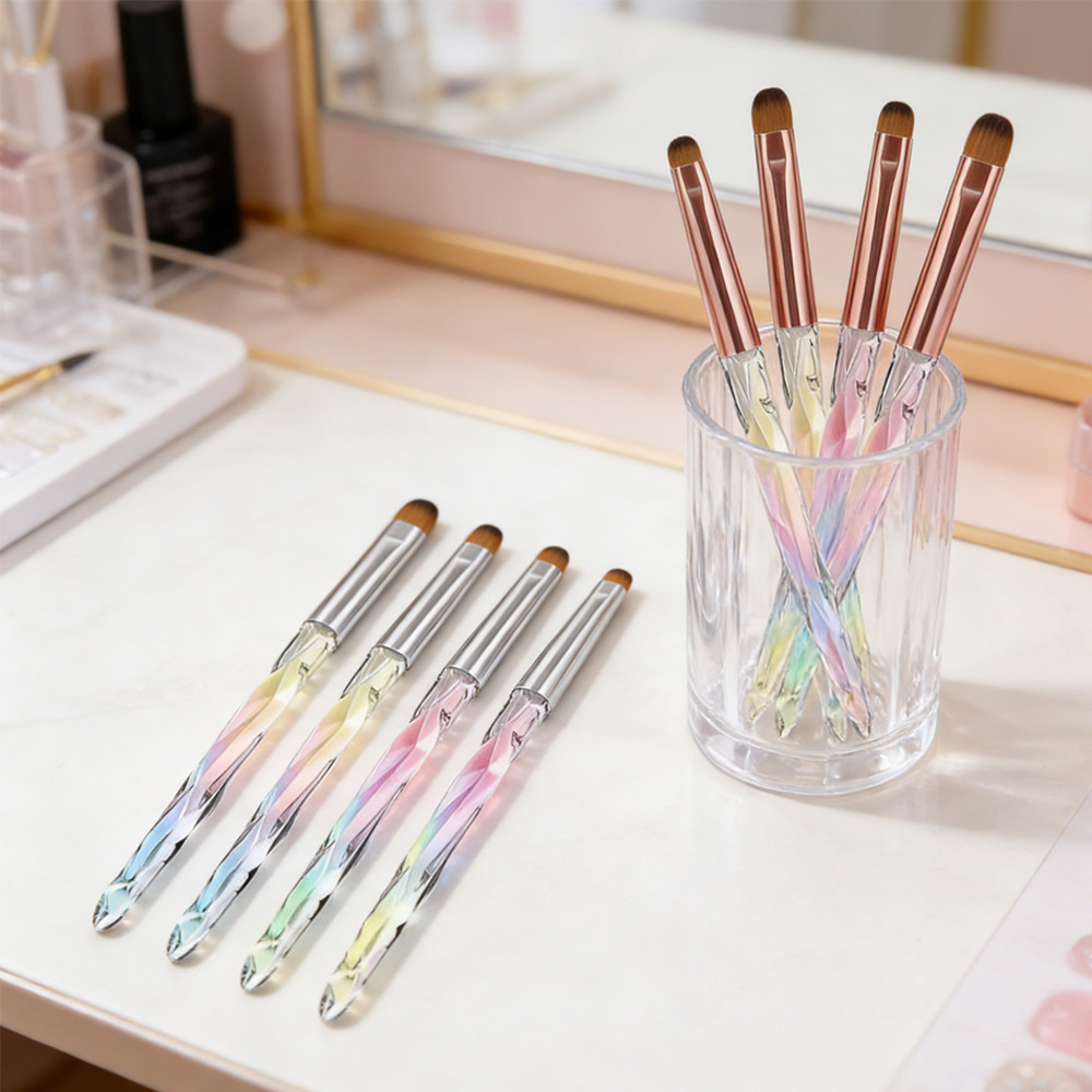 ネイルアートデザイン用ネイルブラシ、ネイルチップディスプレイ - Nail Art Viral のレビューと価格