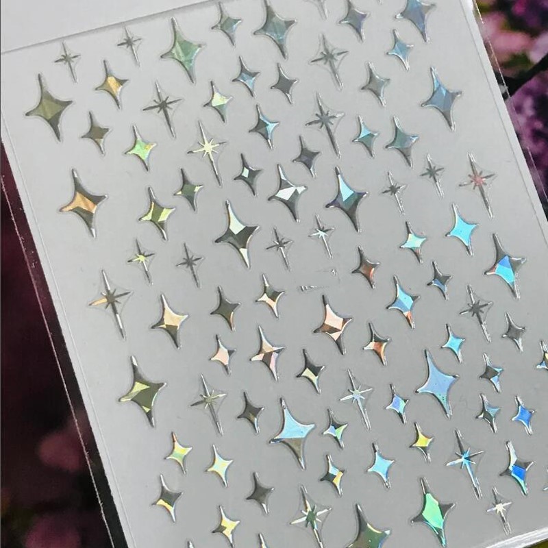 3Dレーザーシルバー/ピンクゴールド透かし彫りクロススターネ - Nail Art Rose Gold のレビューと価格