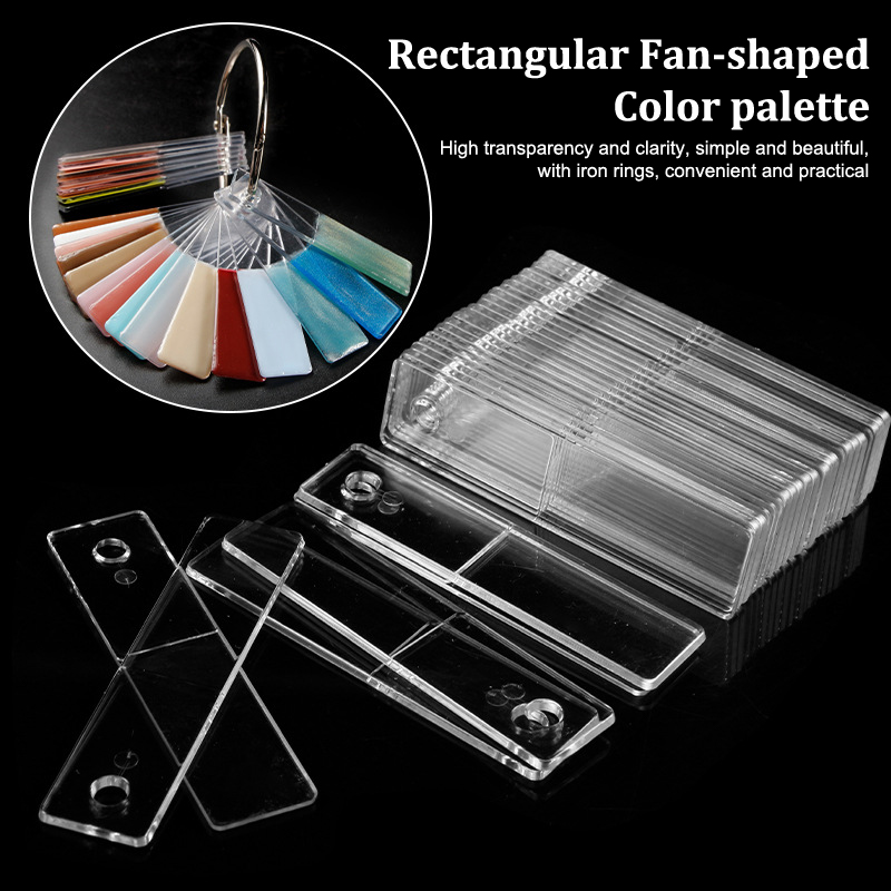 長方形フェイクネイルアートディスプレイ見本UVジェルネイルチ - Nail Art Viral のレビューと価格