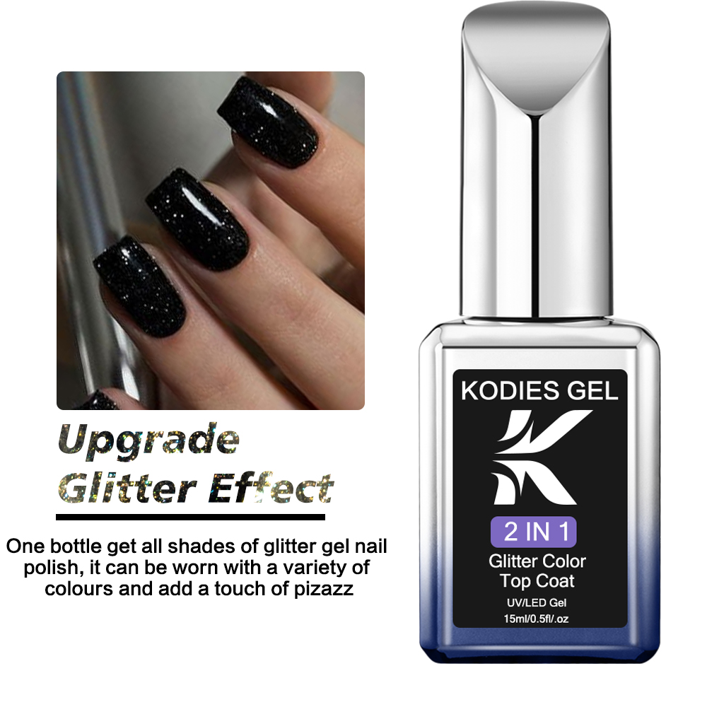 KODIES ジェルスターライトトップコートジェルネイルポリ - Nail Art Chrome のレビューと価格