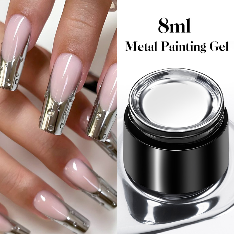 Mttssii 8 ミリリットルスーパーシルバーメタリックペ - Nail Art Chrome のレビューと価格