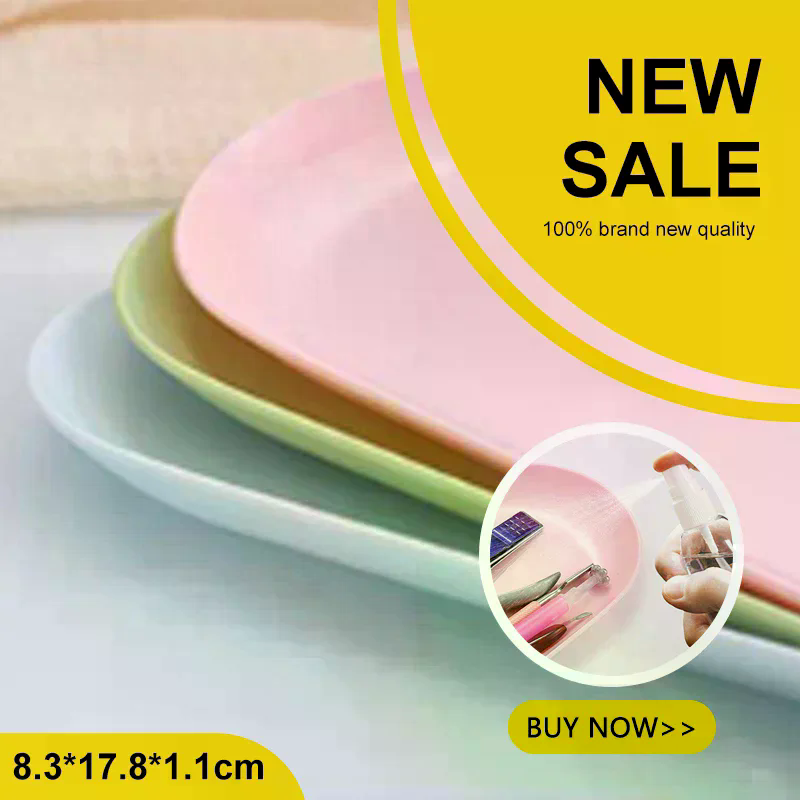 化粧品収納トレイ ネイルアート用品プレート ネイルアートトレ - Nail Art Oval のレビューと価格