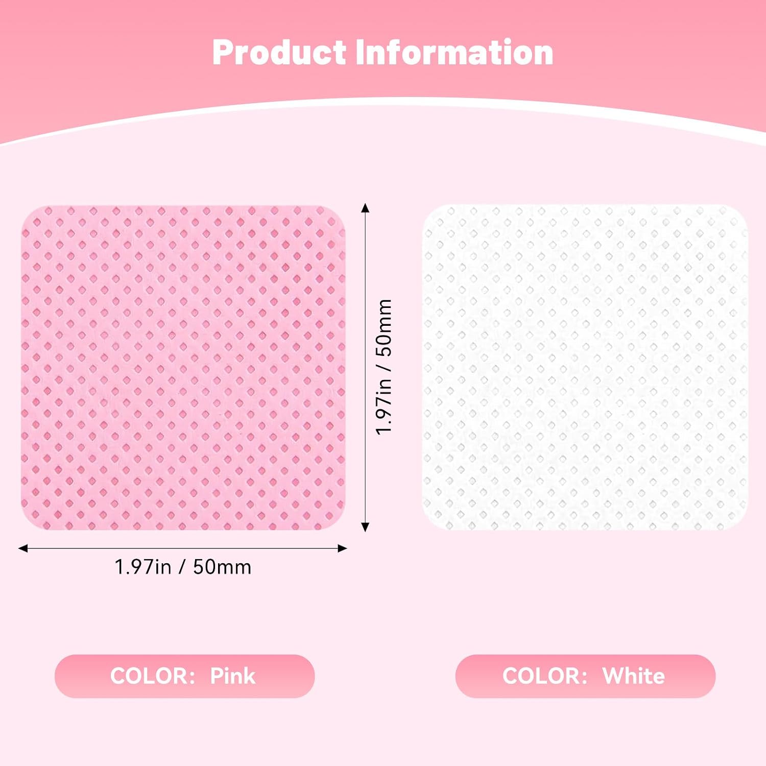 50枚入り 糸くずの出ないネイルポリッシュリムーバーナプキン - Nail Art Remover のレビューと価格