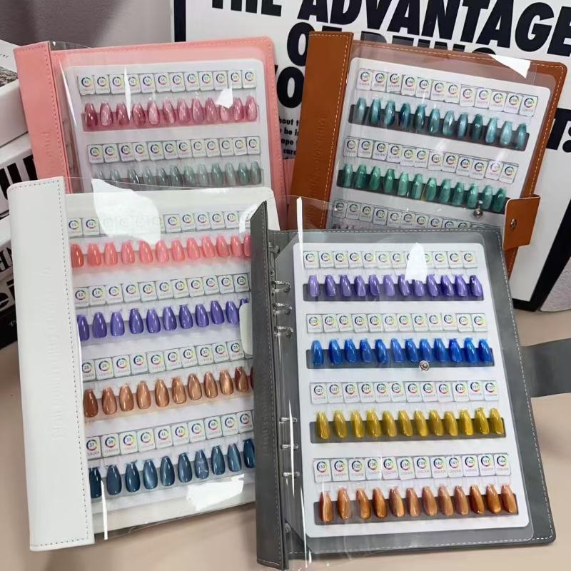 48/96/144/192色 マグネット式ネイルチップ見本帳 - Nail Art Viral のレビューと価格