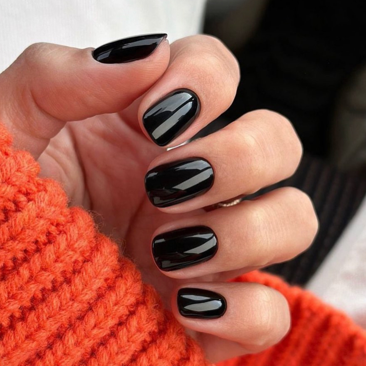 24枚入り 無地 フルカバー ネイルチップ ブラック ショー - Nail Art Full Color のレビューと価格