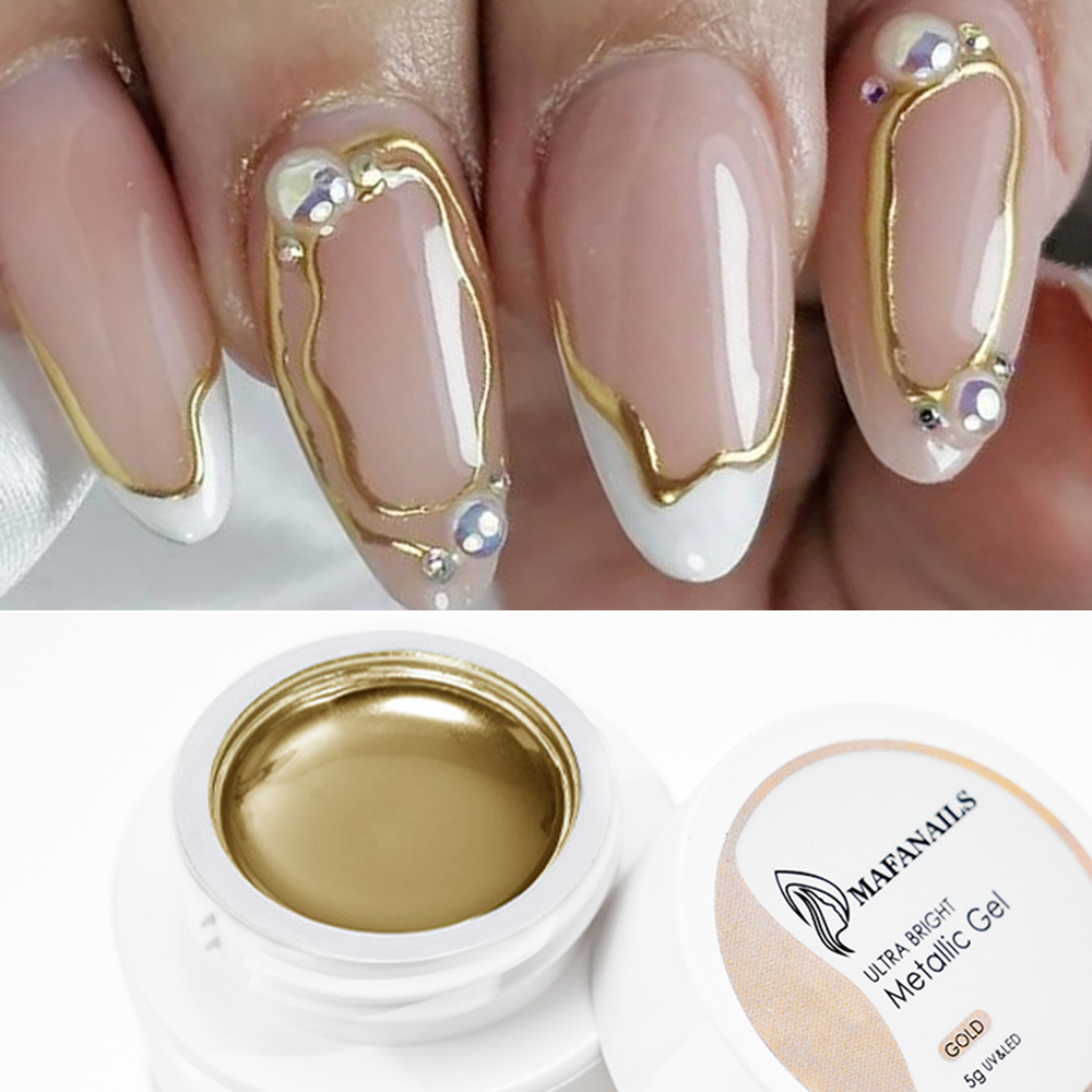 ミラーメタリックマニキュアジェル半永久ワニスミラークローム効 - Nail Art Chrome のレビューと価格