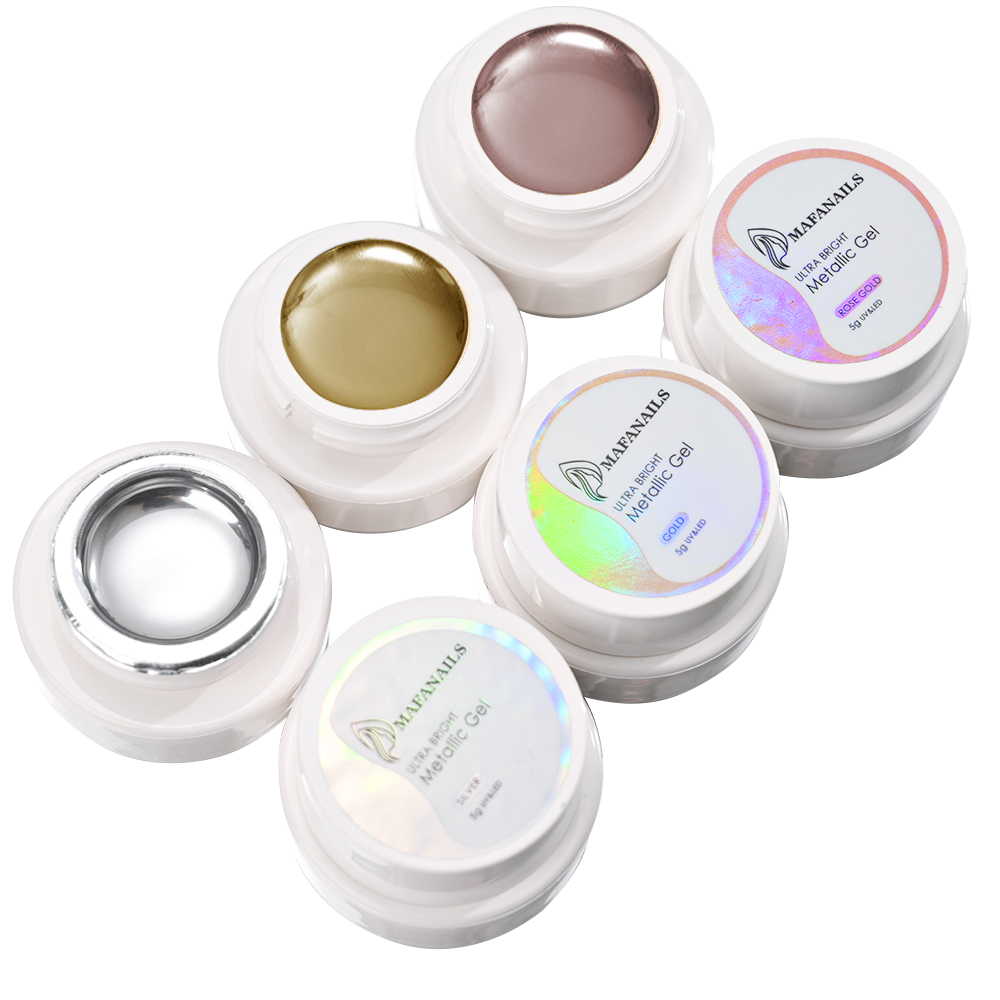 ミラーメタリックマニキュアジェル半永久ワニスミラークローム効 - Nail Art Chrome のレビューと価格