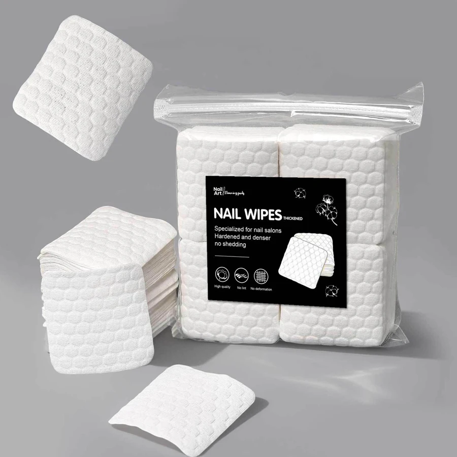 200枚入り糸くずの出ないネイルワイプ、耐久性のあるネイルク - Nail Art Remover のレビューと価格