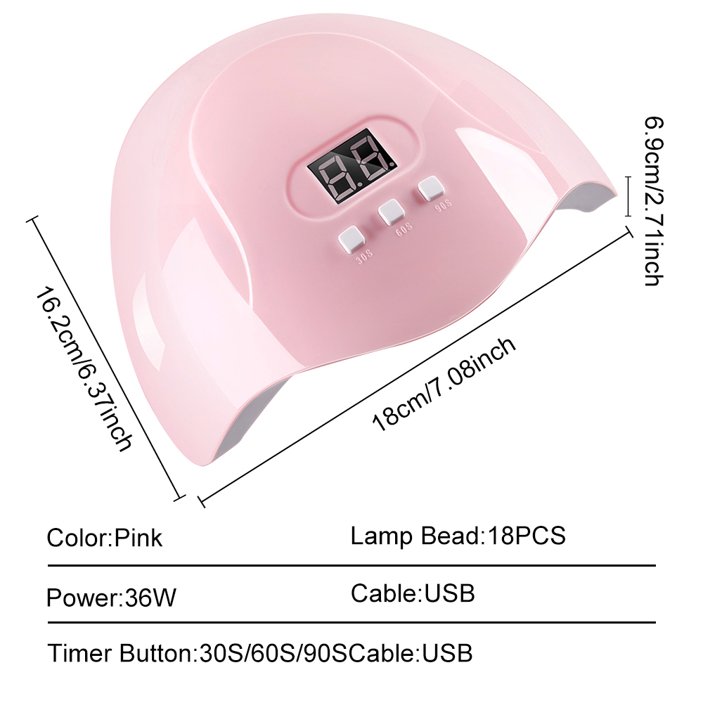 Limegirl ネイルジェルポリッシュセット UVランプ付 - Nail Art Full Color のレビューと価格