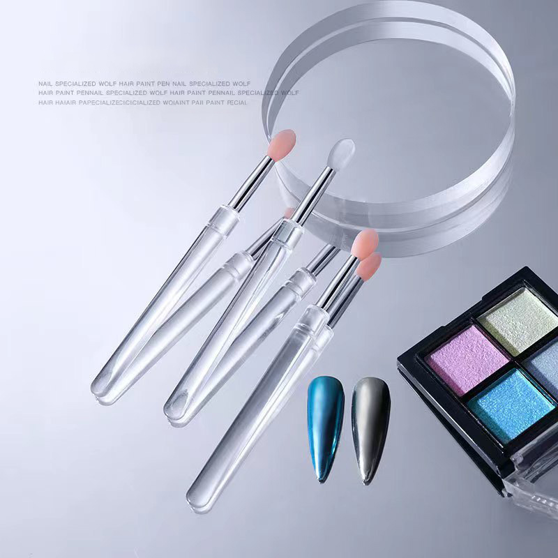 多機能シリコーンクロームグリッター適用マニキュアツール再利用 - Nail Art Chrome のレビューと価格