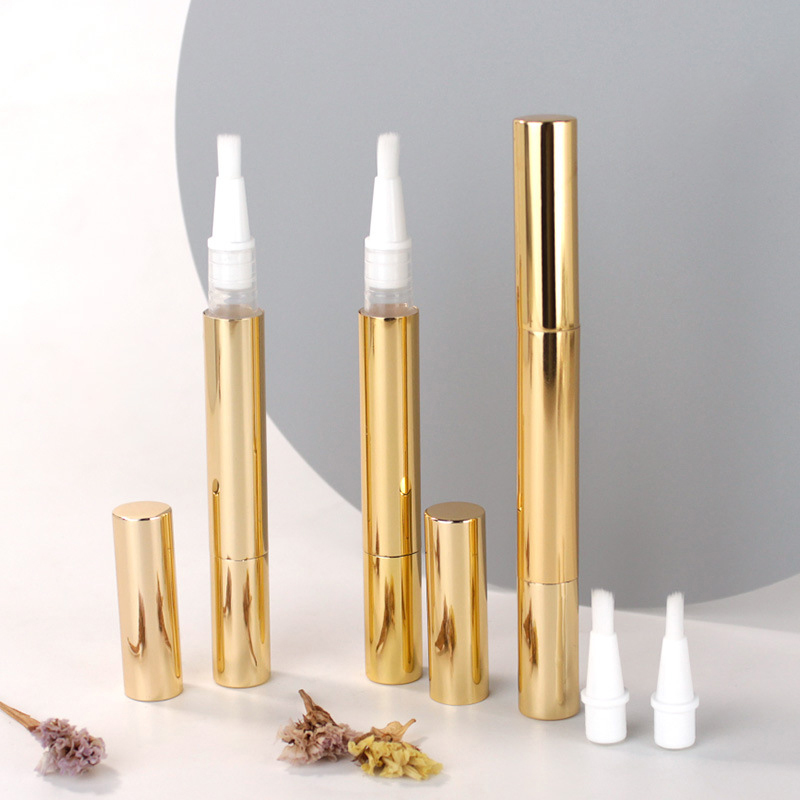 空のマニキュアペン,ブラシ,ゴールドのツイストペン,キューテ - Cuticle Oil Pen のレビューと価格