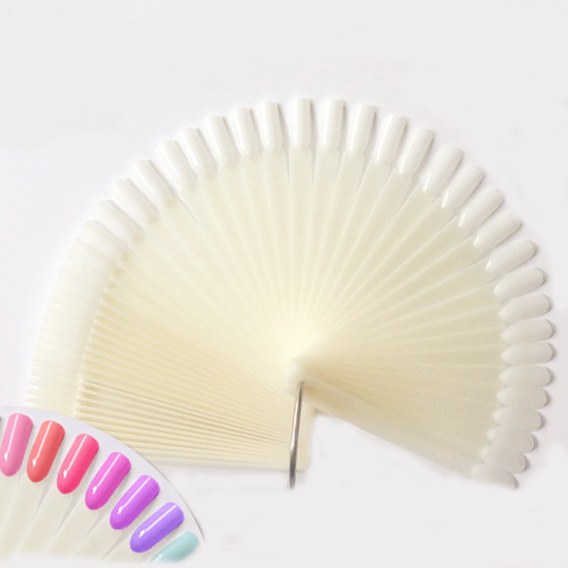 4 色 50 個偽ネイルのヒント偽ネイルアートポリッシュカラ - Nail Art Viral のレビューと価格