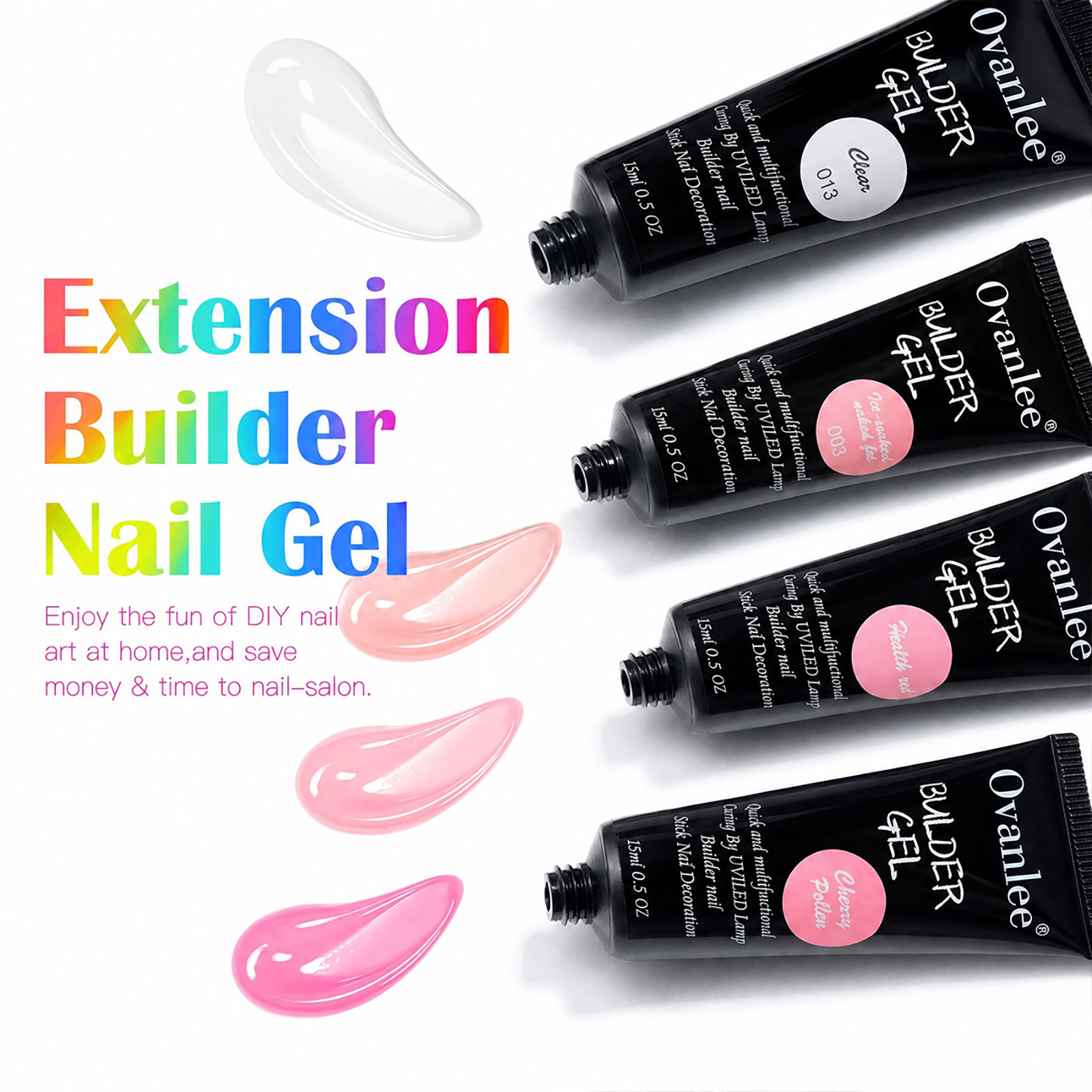 オバンリー 12色ポリジェルネイルキット – 15ml ヌー - Polygel Nail Kit のレビューと価格