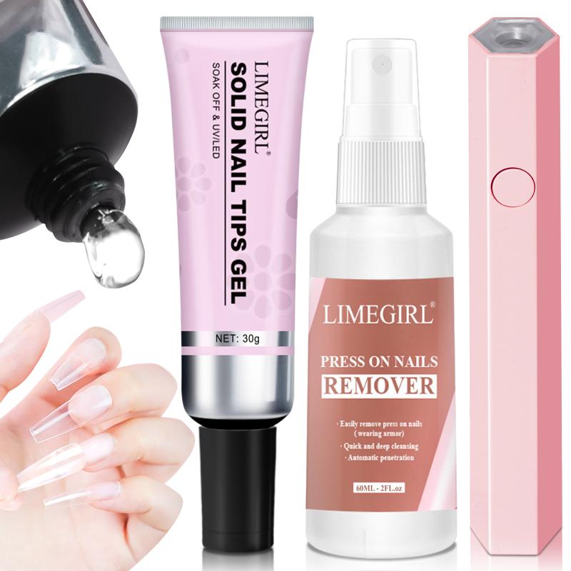 30g ソフト透明ネイルチップジェル 強力接着剤 UVソーク - Nail Art Ombre のレビューと価格